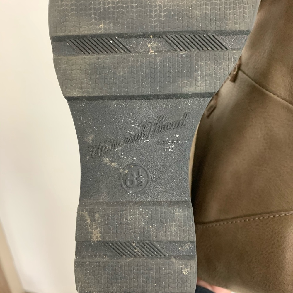 Brown Wedged boots SIZE 8.5 - Picture 8 of 9